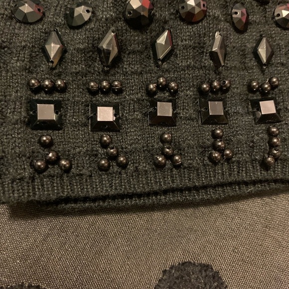 Ruby Rd. Embellished Black Cardigan Size Medium - Picture 3 of 9